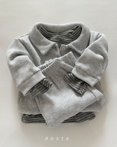 AOSTA20｜(6m-5y) 柔軟條紋上衣13