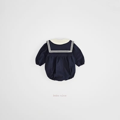 bebe nine57 (55cm-85cm) 2色學院風設計領包屁衣13