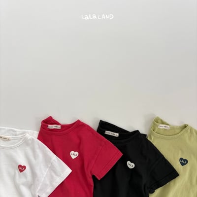 lala land58｜(75-120cm) 4色經典LOGO愛心上衣17