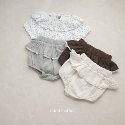 mimi market20 (75-90cm)  蕾絲線條燈籠褲10