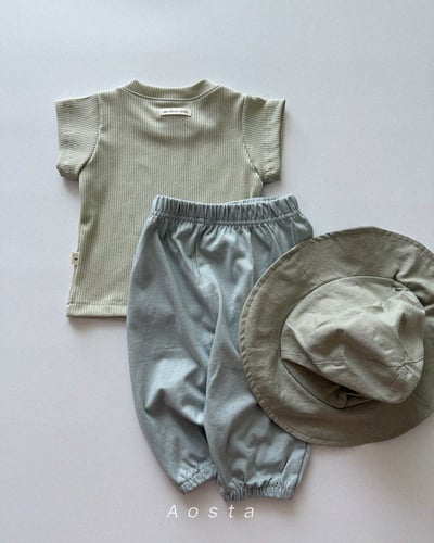 AOSTA09｜(6m-5y) 7色小標素色上衣12