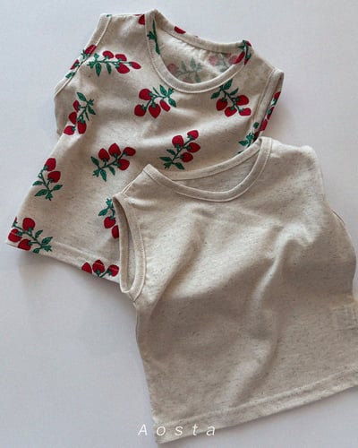 AOSTA21｜(6m-5y) 2款亞麻夏季無袖背心3