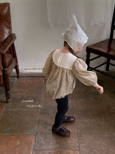 JE555｜(66-90cm) 田園碎花包屁衣8