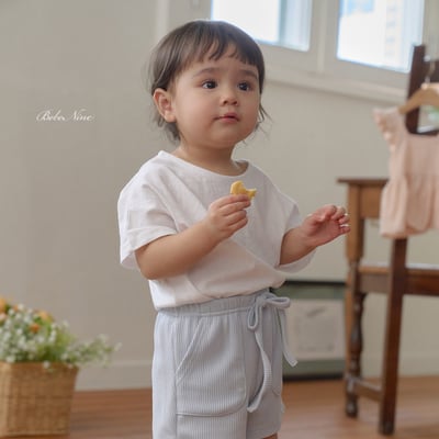 bebe nine30  (65cm-115cm) 3色簡約素色上衣11