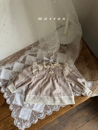 Marron14｜(1y-6y) 蕾絲花邊襯衫8