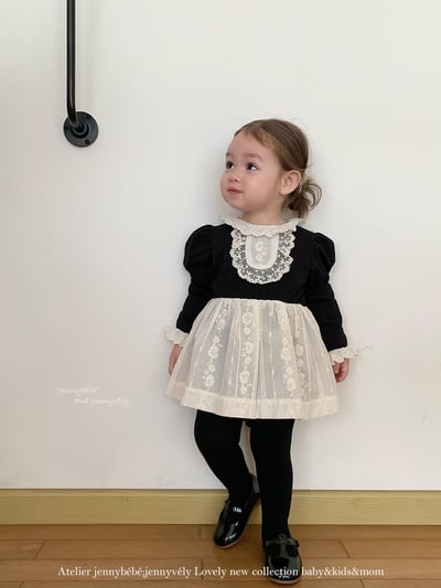 JE595｜(66cm-90cm) 英國風公主泡泡袖包屁衣11