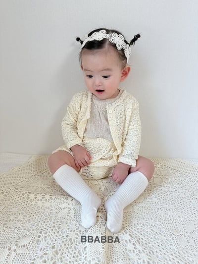 BBABBA02｜(60cm-83cm) 2色小花蕾絲包屁短褲9