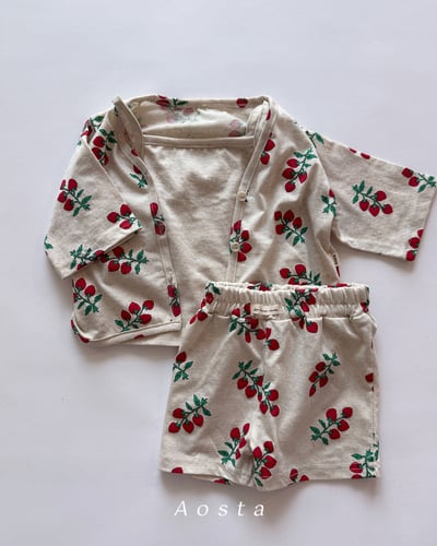 AOSTA23｜(6m-5y) 2款亞麻休閒短褲10