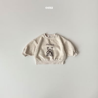 onu 36｜(70cm-115cm) 小熊印花休閒上衣4