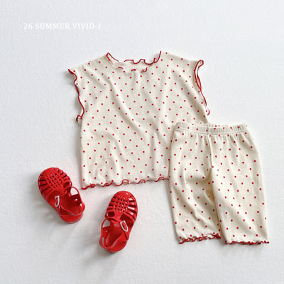 vivid82｜(78cm-125cm) 3款草莓圓點木耳邊打底褲9