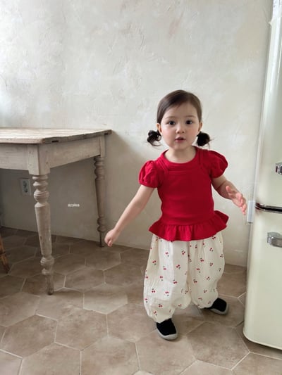 Azalea17｜(70-125cm) 吊帶公主袖上衣16