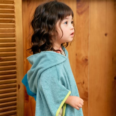 1st blue19｜(~93-118cm) 恐龍浴巾4