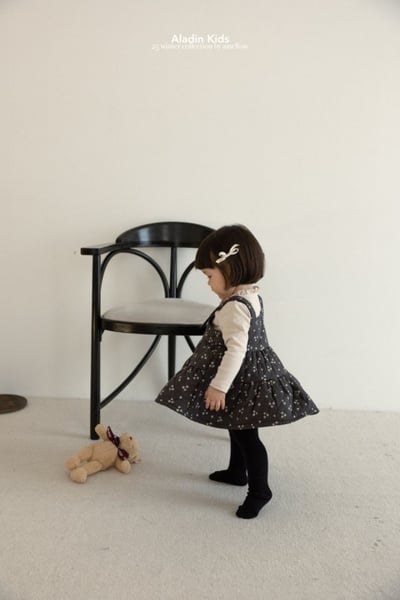 ALADIN21｜(75cm-114cm) 磨毛菱形壓紋吊帶裙24