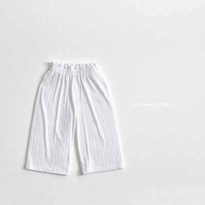 vivid99｜(78cm-125cm) 3款素色鬆緊闊腿褲5