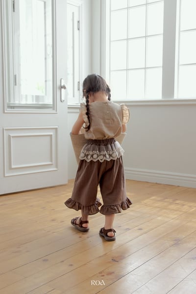 ROA21｜(6m-18m) 2色荷葉袖無袖上衣10