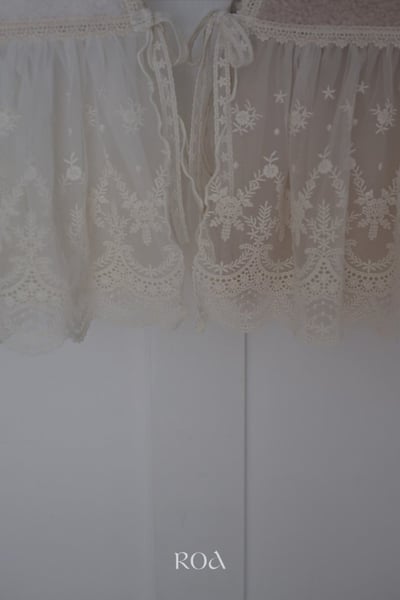 ROA42｜(6m-18m) 2色刷毛蕾絲背心8