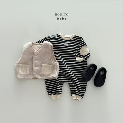 Bonito89｜(3m-18cm) 刷毛口袋背心11