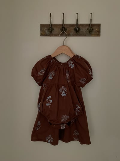 JE10｜(66-120cm-mom) 刺繡小花泡泡袖包屁衣/洋裝23