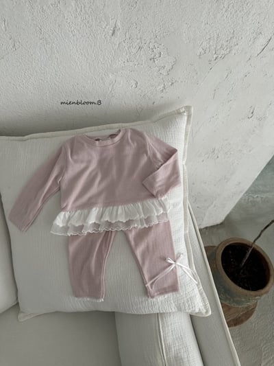 Bloom.b34｜(0m-7y) 蕾絲緞帶緊身褲10