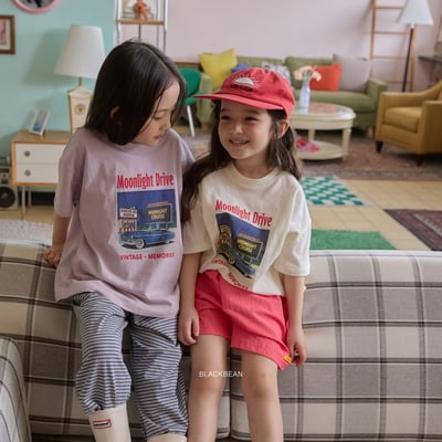 BEAN35｜(84-120cm)  汽車插畫上衣8