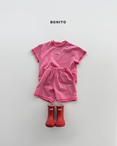 Bonito32｜(75cm-125cm) 3色標籤簽名縫線套裝7