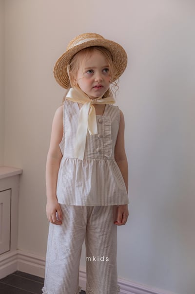 M-KIDS22｜(65-115cm) 條紋傘狀設計背心18