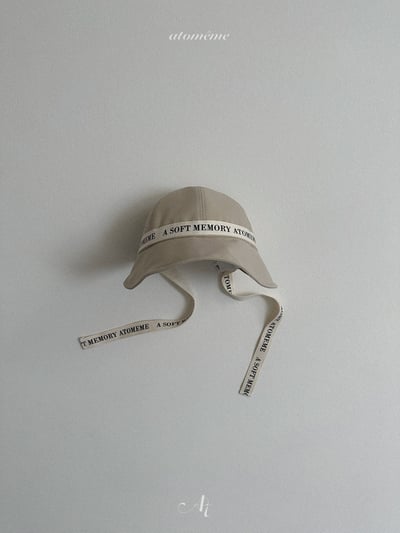 Atomeme15｜(70-110) logo緞帶遮陽帽3