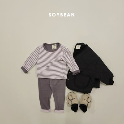 Soybean63｜(75cm-118cm) 絎縫刷毛口袋外套7