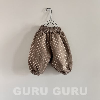 GURU GURU21｜(6m-24m) 3色波點縮口褲1
