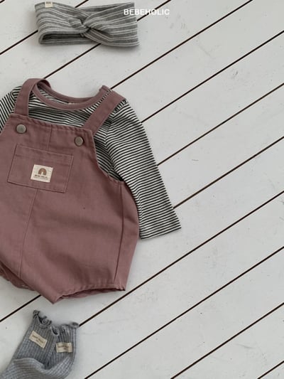 Bebe holic57｜(3m-18m) 口袋吊帶包屁褲5