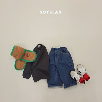 Soybean66｜(75cm-118cm) 工作風牛仔褲5