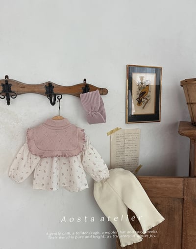 AOSTA29｜(6m-5y) 碎花縮口袖上衣10