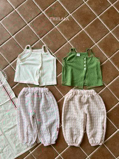 thelala28｜ (70-115) 透氣排釦細肩背心6