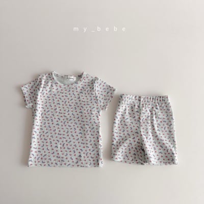 my_bebe23｜(80-120cm) 碎花家居服組13