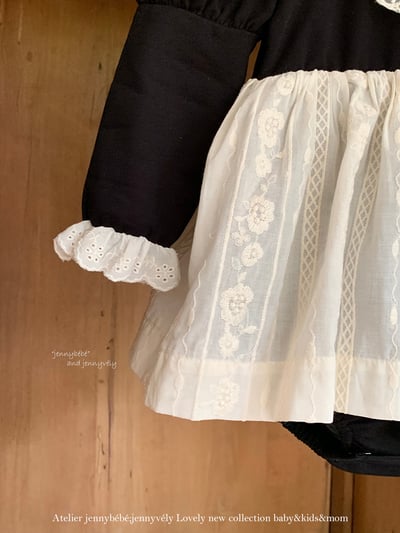 JE595｜(66cm-90cm) 英國風公主泡泡袖包屁衣16