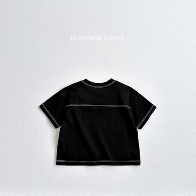 vivid64｜(78cm-125cm) 4款樸素切口縫線上衣7