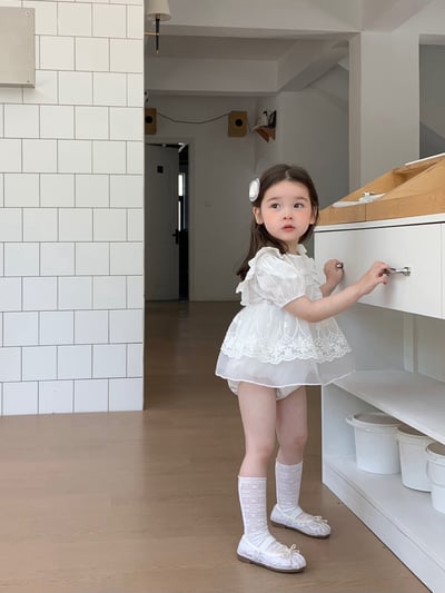 JE37｜(66-90cm) 蕾絲花邊包屁衣25