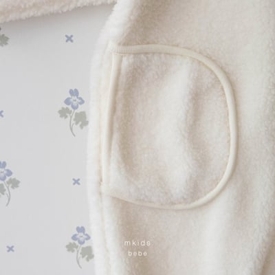 M-KIDS06｜(65-80cm) 3色刷毛口袋拉鍊連身衣14