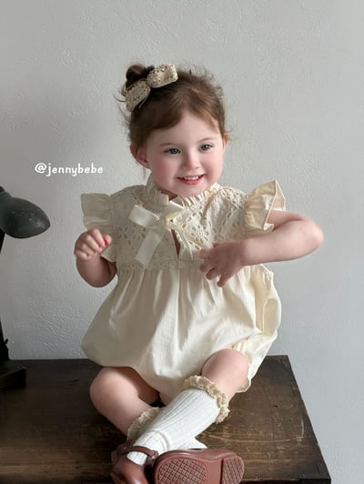 JE732｜(66-120cm) 刺繡緞帶包屁衣/洋裝10