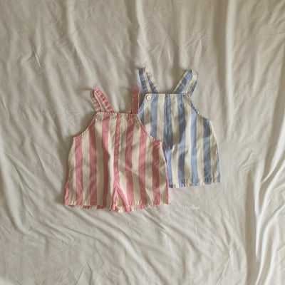 Fondue｜(80-90cm) 線條吊帶褲4