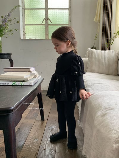 JE573｜(66-90cm) 赫本風公主袖包屁衣8