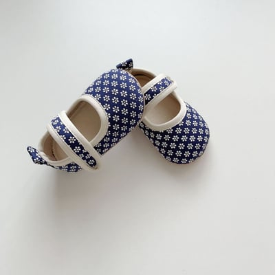 日系小花學步鞋11