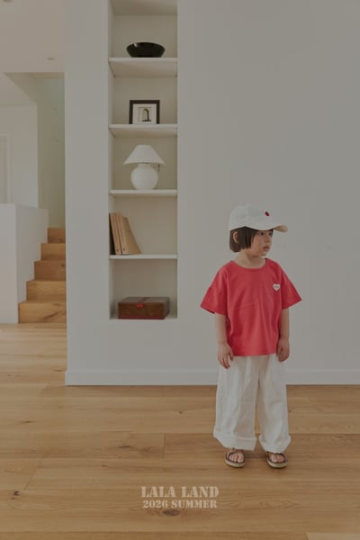 lala land58｜(75-120cm) 4色經典LOGO愛心上衣6