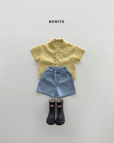 Bonito27｜(75cm-125cm) 2色格紋網狀襯衫上衣8