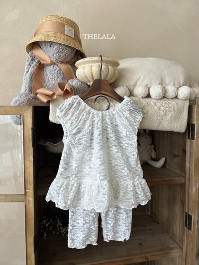 thelala27｜ (70-115) 幸運草蕾絲緊身褲9