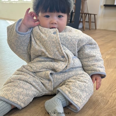 Cieldemaman03｜(6M~15M)  2色小碎花連身服14