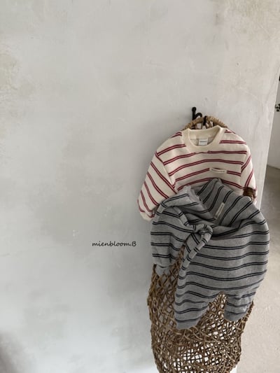 Bloom.b05｜(0m-24m) 小標條紋連身衣6