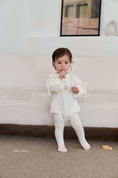 bebe nine21 (65cm-75cm) 3色蝴蝶結緞帶褲襪8