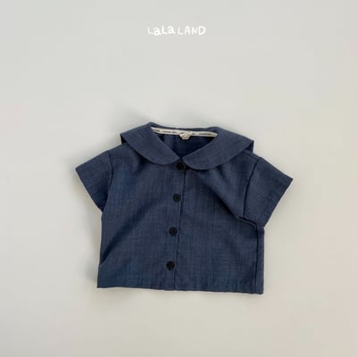 lala land46｜(75-120cm) 2色簡約翻領襯衫25