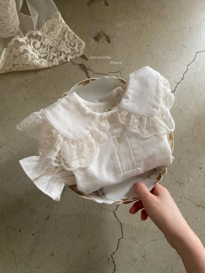 Anne Shirley18｜(1y-5y) 2色蕾絲翻領上衣9